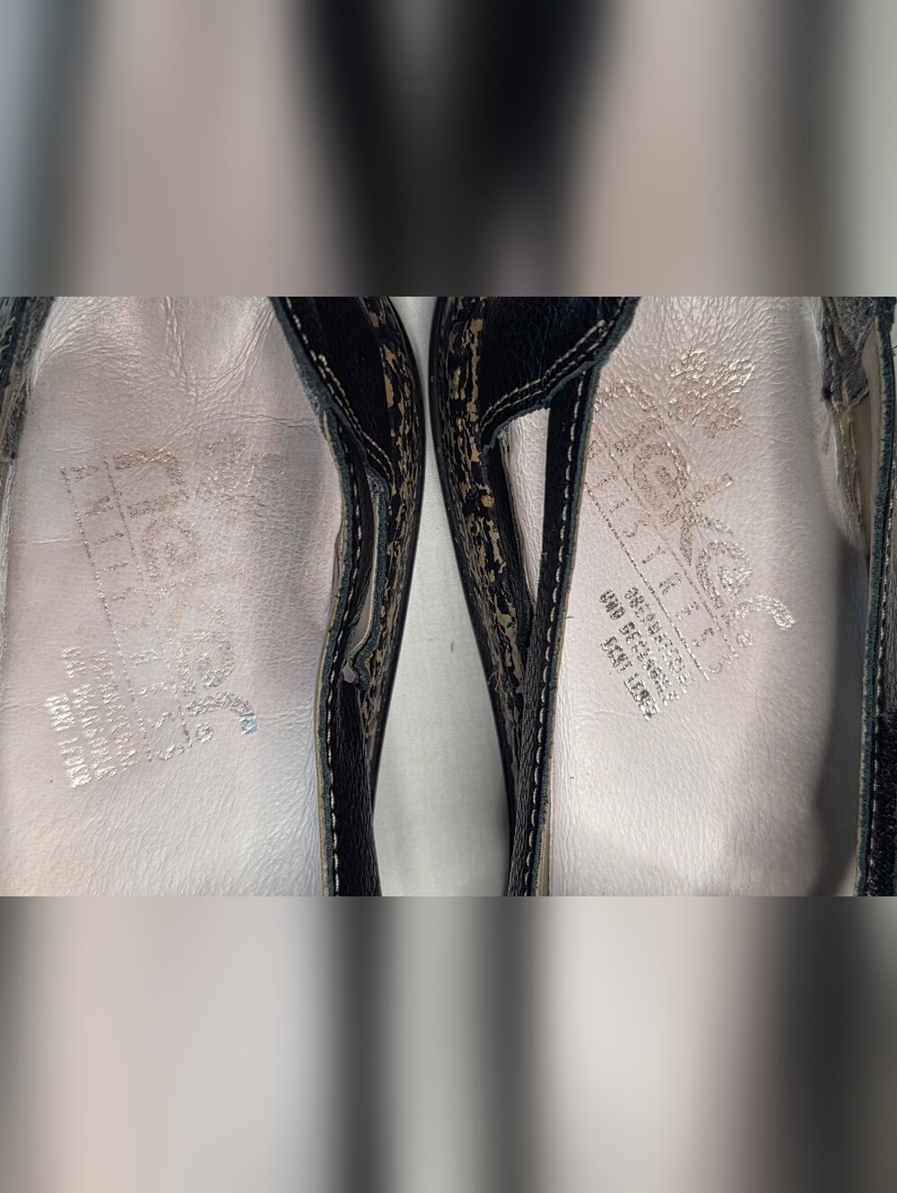 Rieker Antistress Daisy Womens Black Leather Slip On MaryJane Flats Sz 11/EU 42 - Picture 4 of 9